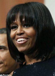 Michelle Obama straightens hair with a keratin treatment 
